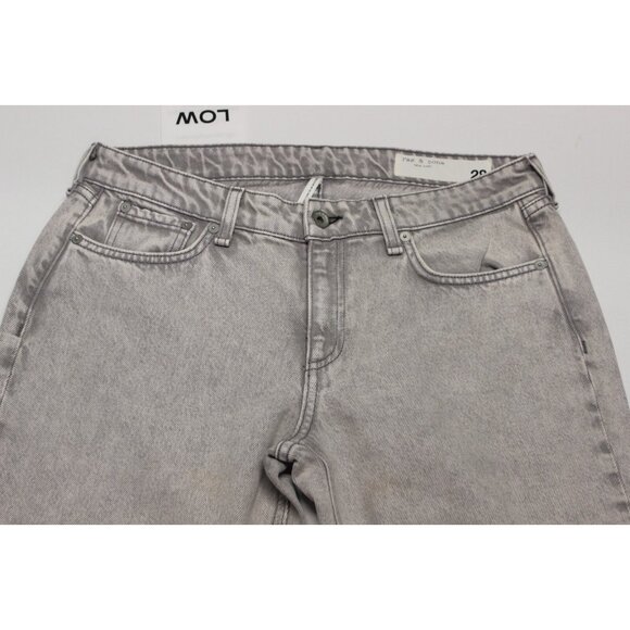 Rag & Bone Dre Raw Hem Boyfriend Jeans Women’s Size 28 Gray Casual - Picture 5 of 16